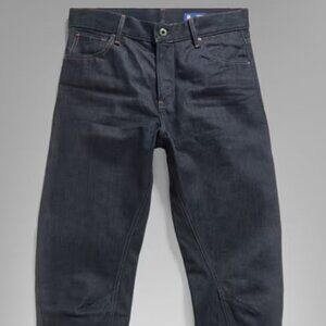 NWT G-Star RAW Arc 3D Boyfriend Jeans Indigo Blue Twisted Seam Size 32
